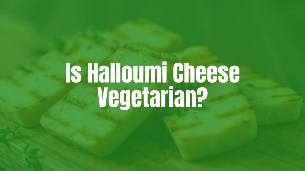 A close-up of halloumi cheese slices on a wooden board, golden-brown grill marks, fresh herbs sprinkled, soft lighting, realistic.