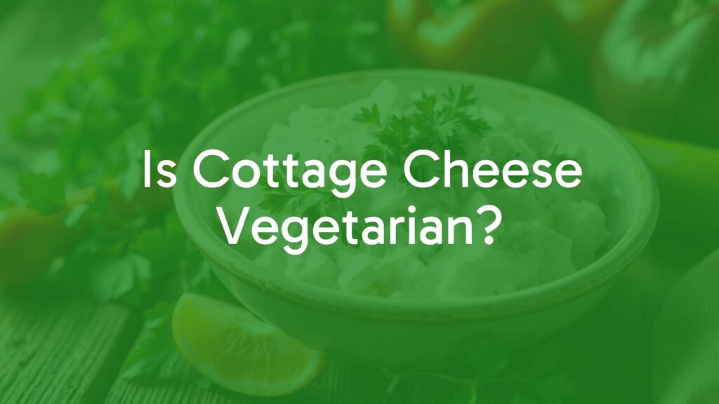 Is Cottage Cheese Vegetarian?