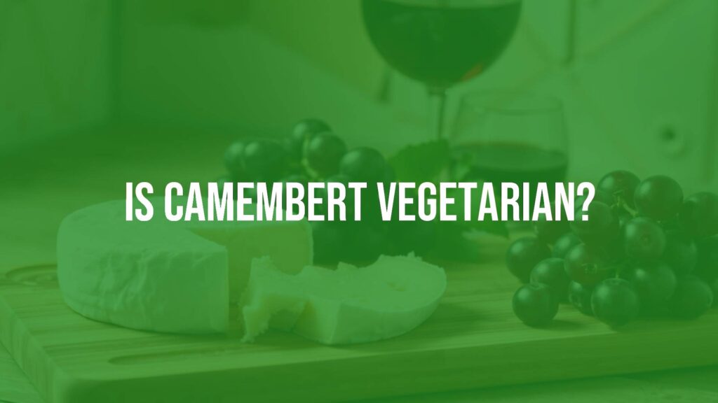 A delicious wheel of Camembert cheese on a wooden cutting board with fresh grapes and a glass of wine, soft natural lighting, rustic background, realistic style.