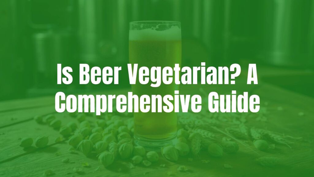 A cold glass of beer with condensation, fresh hops and barley grains scattered around it, natural light, rustic wooden table, backdrop of a brewery setting, realistic style.