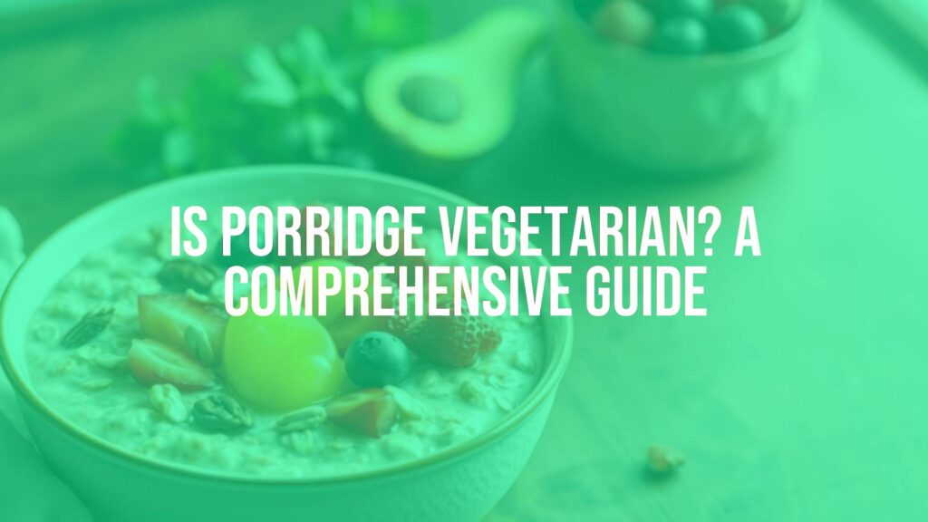 A bowl of vegetarian porridge with oats, fresh fruits, and nuts, warm and inviting, soft lighting, realistic.