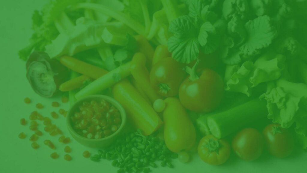 Omega-3 EPA health benefits, plant-based diet, vibrant fresh vegetables and algae supplements, minimalist and clean style.